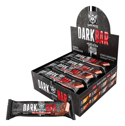 DARK BAR 8X90G FRUTAS VERM.C/CHOC.CHIPS