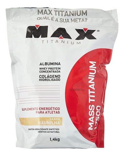 Mass Titanium 17500-1400 G Refil Baunilha, Max Titanium