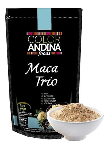 Maca Peruana Trio - 100g - Color Andina