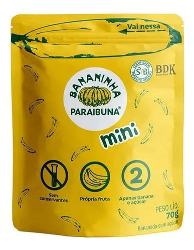 Minis Bananinhas Paraibuna 70g