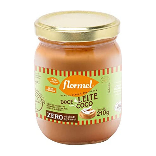 Doce De Leite Com Coco Cremoso Zero 210 Gramas