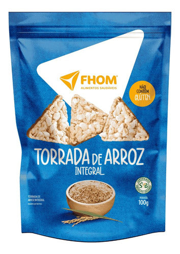 Torrada De Arroz Integral Fhom 100g
