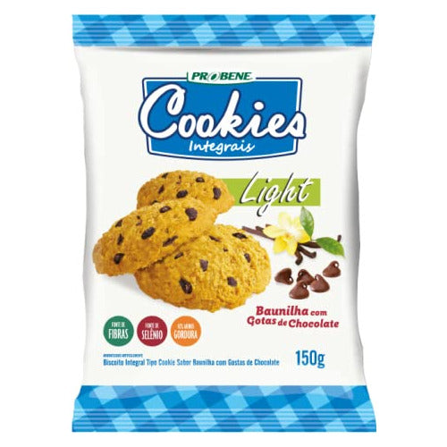 Cookies Int. Light Baunilha Com Com Gotas De Choc. 150g