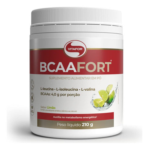 Bcaa Fort Limão 210g Vitafor