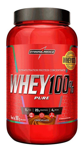Whey 100% Pure - 900g - Chocolate Integralmedica