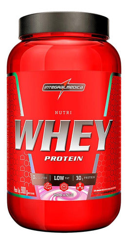 Nutri Whey Protein 907g Integralmedica - Morango