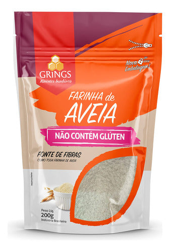 Farinha De Aveia Sem Gluten 200g Grings