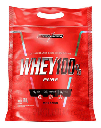 Whey 100% Pure 907g Pouch Integralmedica - Chocolate Maltado