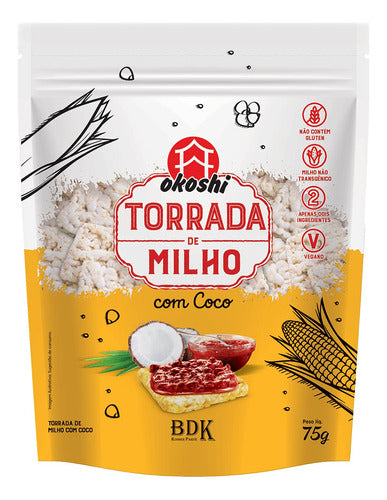 Torrada De Milho Com Coco, Okoshi