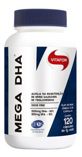 Mega Dha - 120 Cápsulas - Vitafor