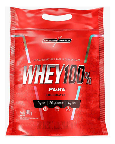 Whey 100% Pure 900g Pouch Integralmedica - Chocolate
