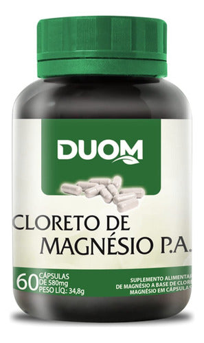 Cloreto De Magnésio P.a. 60cps 500mg Duom