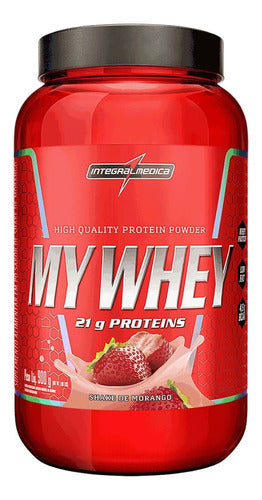 My Whey - 900g Shake De Morango - Integralmédica