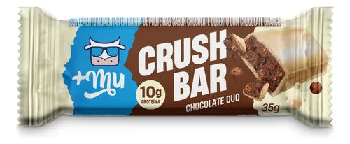 Crush Bar Proteica 12x35g - Chocolate Duo - Mais Mu