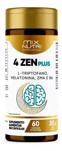 4 ZEN (L-TRIPTOFANO ZMA B6)30G 60CPS