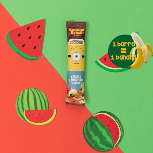 Barra Banana Kids 20x22g Melancia | Banana Brasil