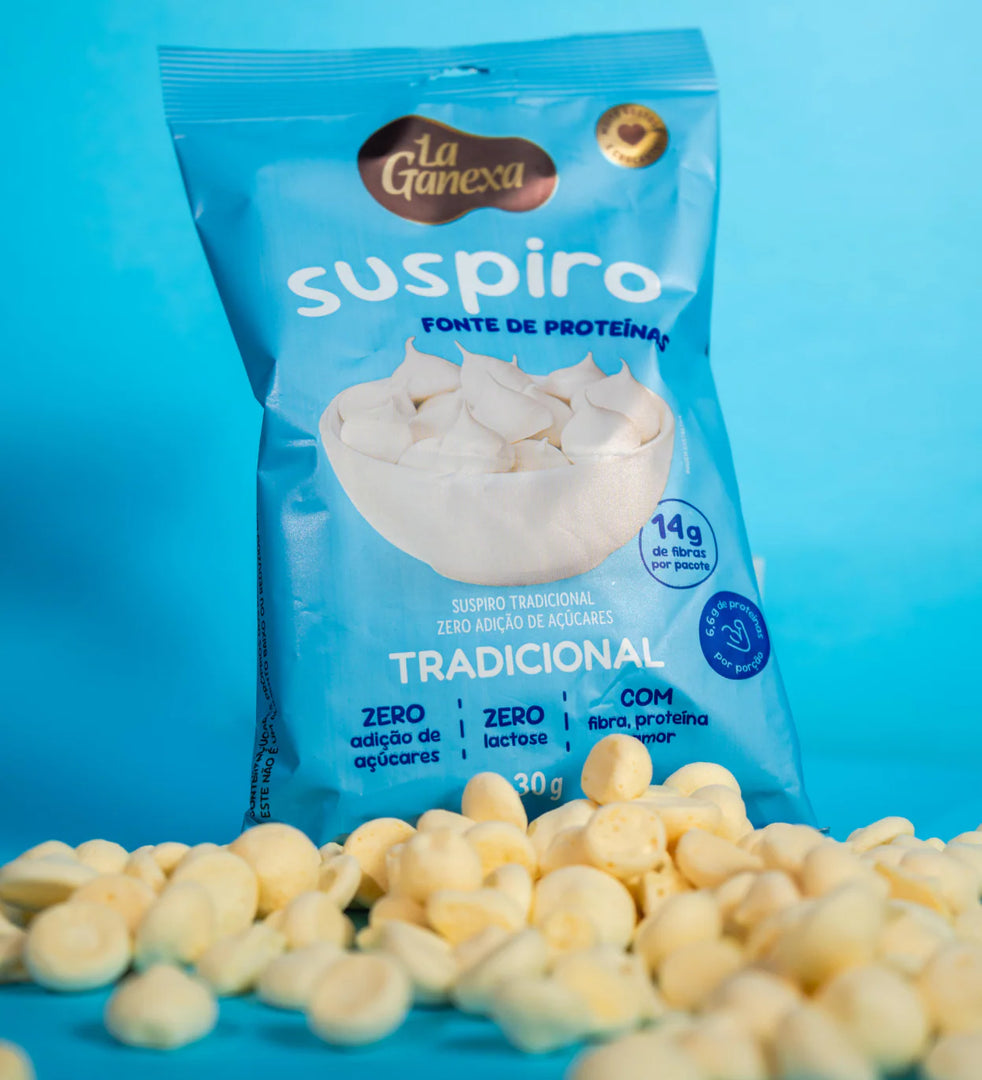 Suspiro Zero Açúcar/Glúten/Lactose 30g Tradicional | La Ganexa