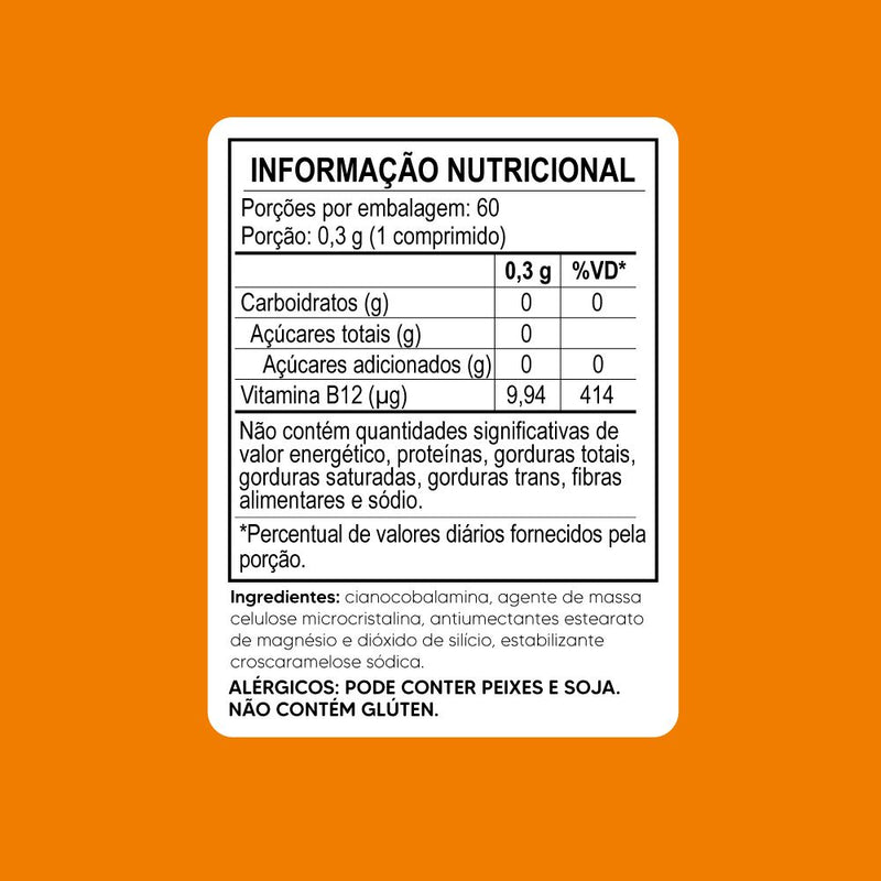 Vitamina B12 60 Cápsulas Tiaraju
