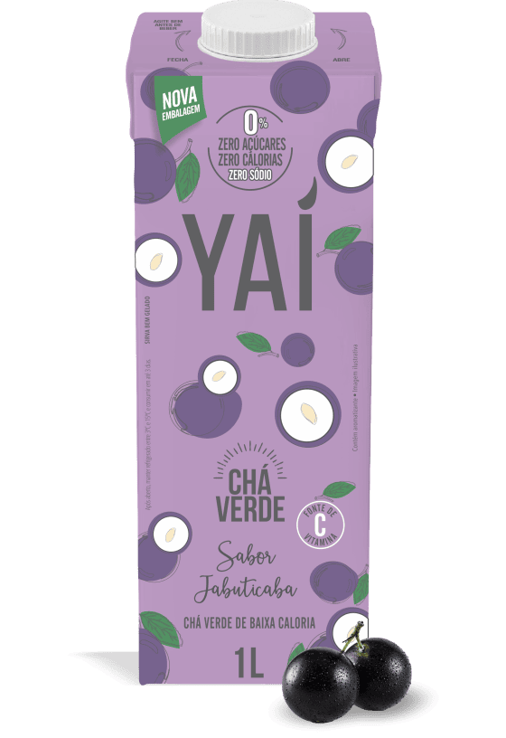 Chá Verde Jabuticaba 1L Yaí­