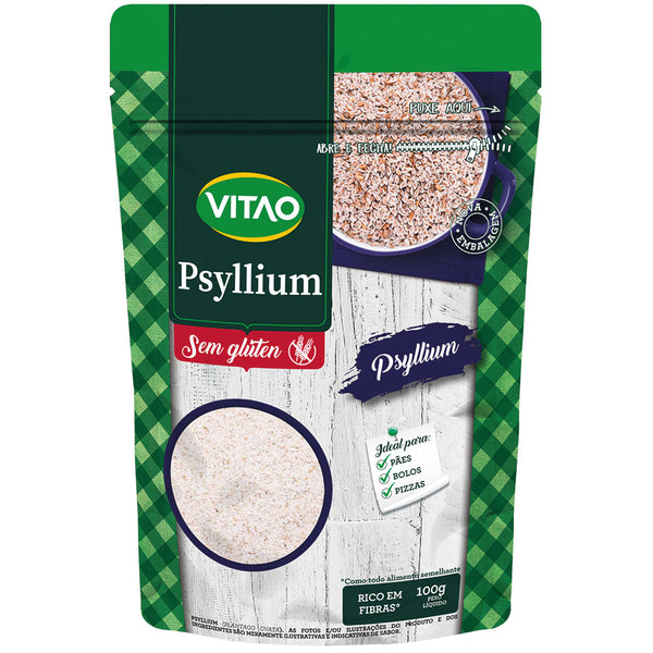 Psyllium Sem Glúten 100g - Vitao