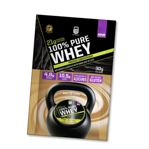 SACHE WHEY PROT.CONCEN.100 10X30G DOCE DE LEITE