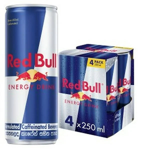 RED BULL ENERGY DRINK 4X250ML