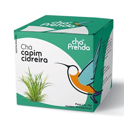 Chá Capim Cidreira 10 unidades 10g Sachês prenda