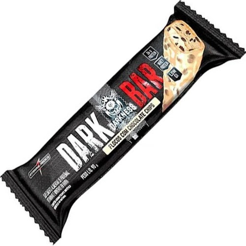 Dark Bar 8x90g sabor Flocos com Chips de Chocolate | Integralmédica