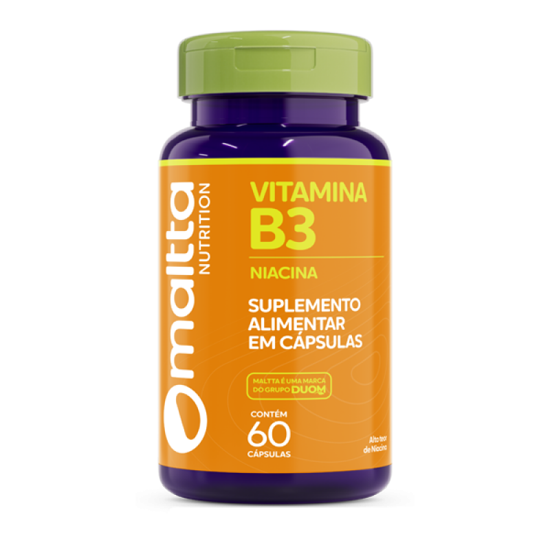 Vitamina B3 (Niacina) 60 cápsulas | Maltta