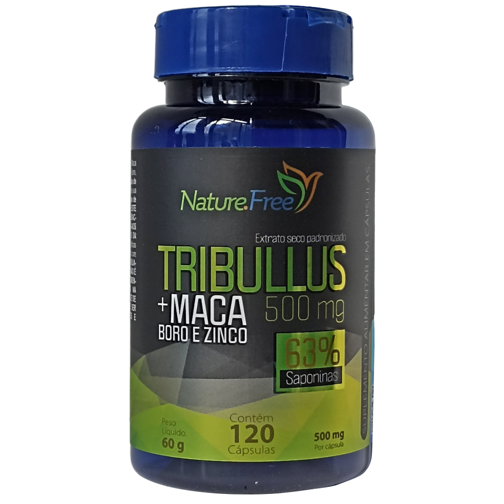 Tribulus com maca 500mg 120 cápsulas | NathurePro