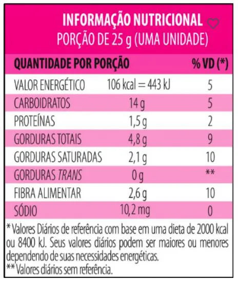 Barra Brownie Chocolate Zero Lactose 16 unidades 25g Probene
