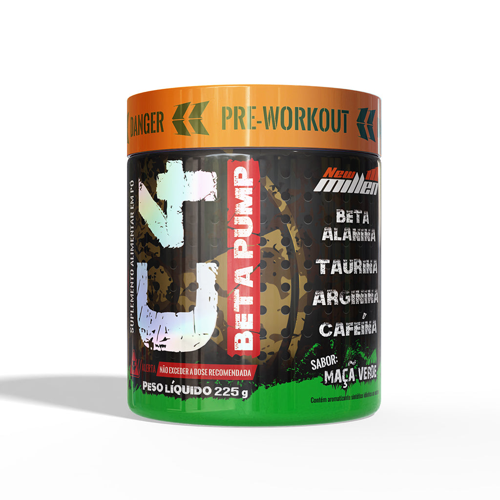 C4 Beta Pump Maçã Verde 225g New Millen