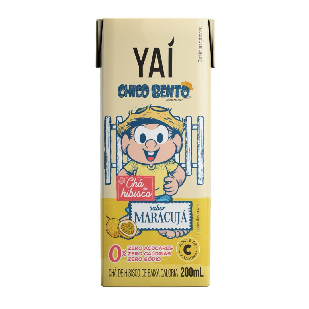 Chá de Hibisco Zero Açúcar Chico Bento 200ml - Maracujá