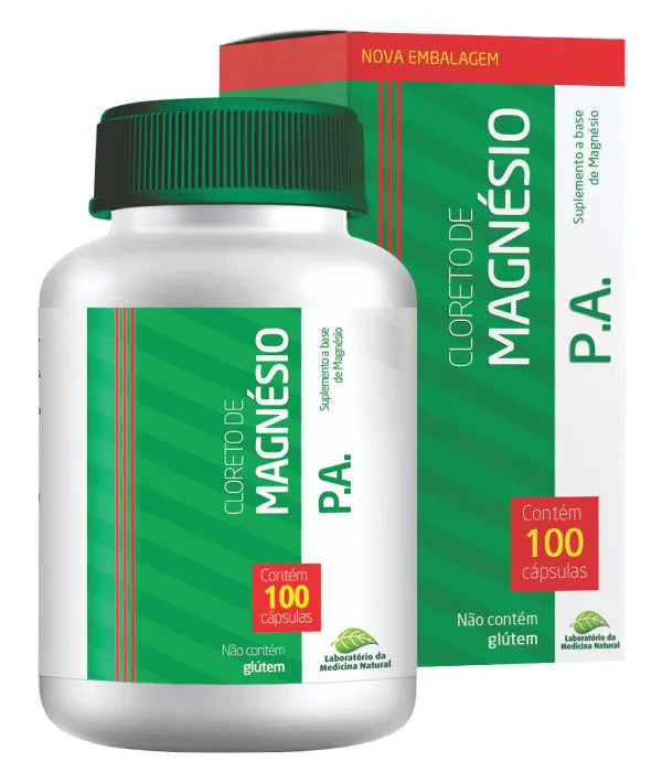Cloreto De Magnésio P.A. 500Mg 100 Cap.
