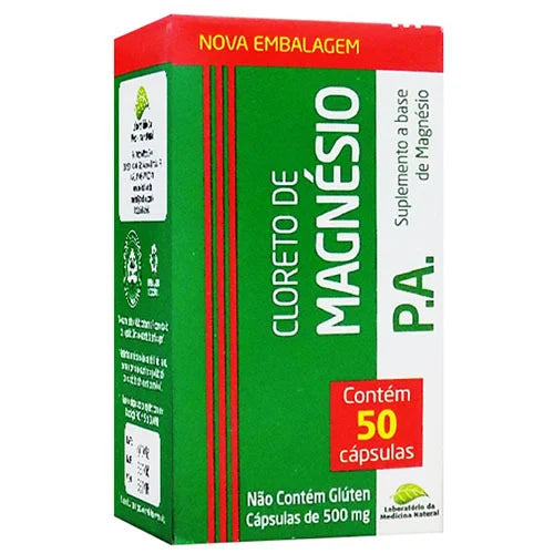 Cloreto De Magnesio Pa 500Mg 50Cps