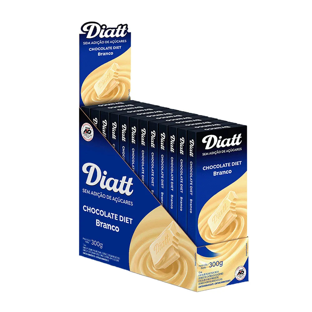 CHOC.DIET S/ACUC/GLUTEN 12X25G BRANCO