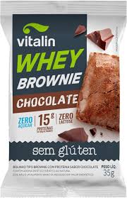 WHEY BROWNIE ZERO AÇÚCAR/LACTOSE/GLUTEN 8X35G CHOC.