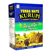 Chá Yerba Mate Kurupi com Capim-Limão e Menta 500g | Tê Guarani