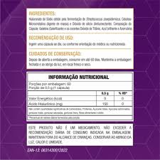 ACIDO HIALURONICO 500MG 60CPS