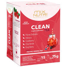Clean tea frutas vermelhas sachê 15x5g | mix nutri