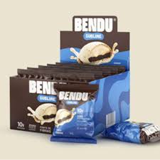 Cookie Recheado Zero Açúcar, Zero Lactose e sem Glúten 10x40g sabor Chocolate & Baunilha | Bendu
