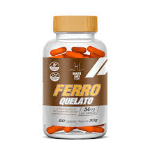 Ferro Quelato 34mcg 60 cápsulas | Health Labs
