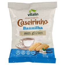 BISCOITO CASEIRINHO AMANTEIGADO VEGANO SEM GLUTEN/LACTOSE 100G BAUNILHA