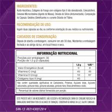 Colágeno Tipo II 40mg com Vitaminas C e D – 60 cápsulas | Wod Active