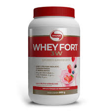 WHEY FORT 3W PT 900G FRUTAS VERMELHAS