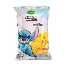 Disney snacks vegano sem glúten 30g sabor requeijão | Vitao