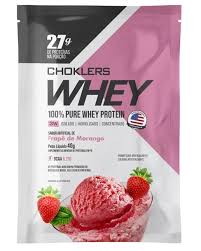 CHOKLERS WHEY 100% 15X40G FRAPE DE MORANGO