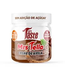 Creme com Coenzima Q10 e Whey Protein Sem Açúcar 160g - Mrs. Tella Avelã