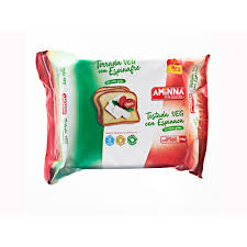 Torrada Vegana Sem Glúten 90g - Espinafre