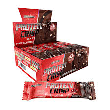 Protein crisp bar 12x45g sabor brownie de chocolate | integralmedica